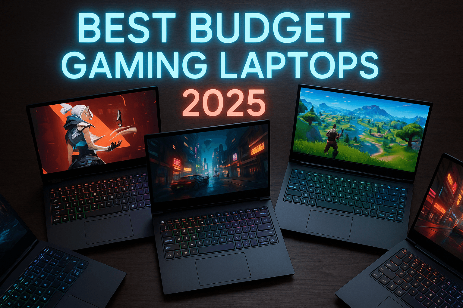 Top 10 Best Budget Gaming Laptops 2025 — RTX 4060, RTX 4050, Ryzen 9, Intel i7 Powered Laptops.