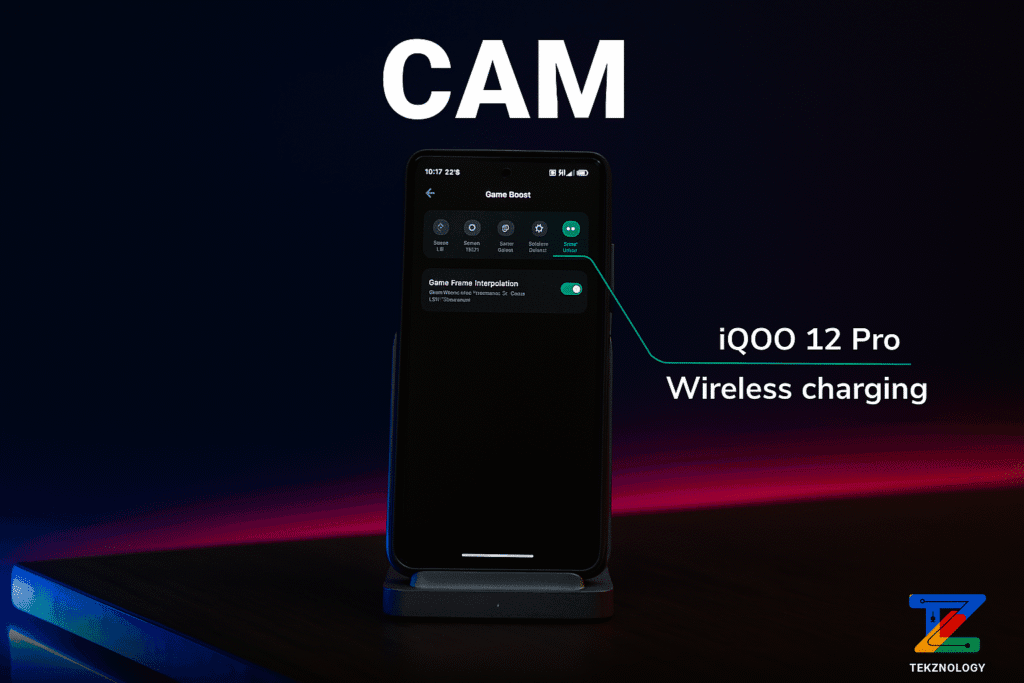 iQOO 12 Pro gaming mode display with high refresh rate