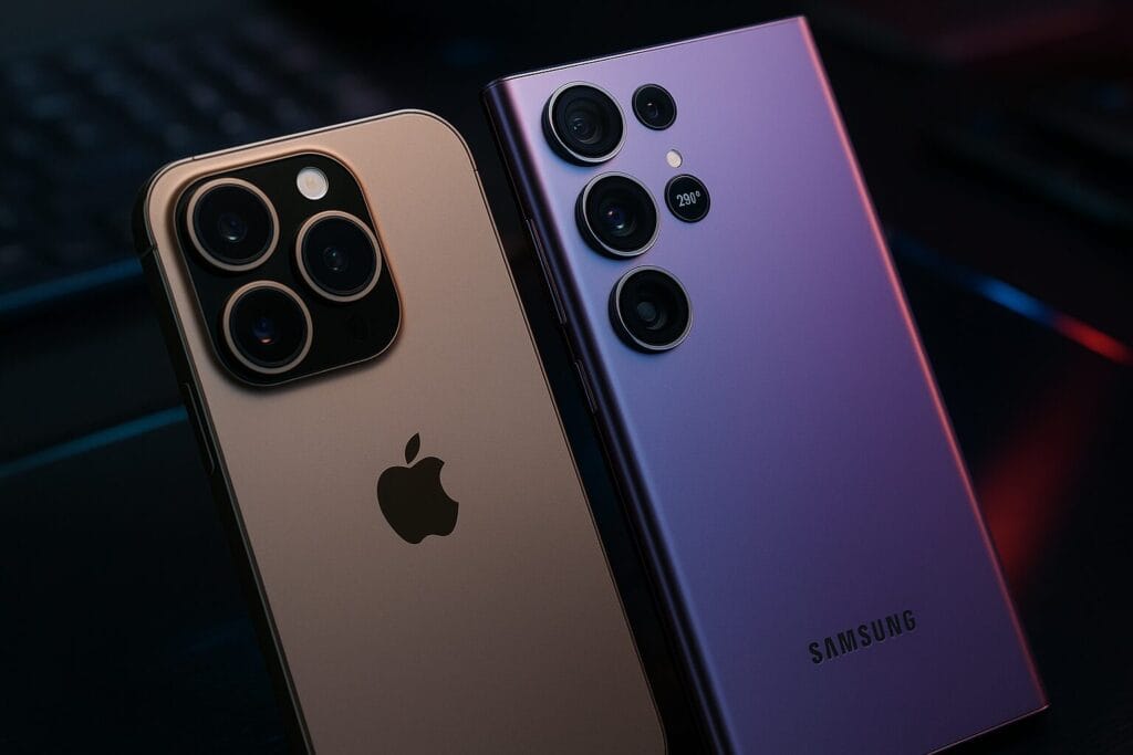 iPhone 17 Pro Max vs Galaxy S25 Ultra premium photo
