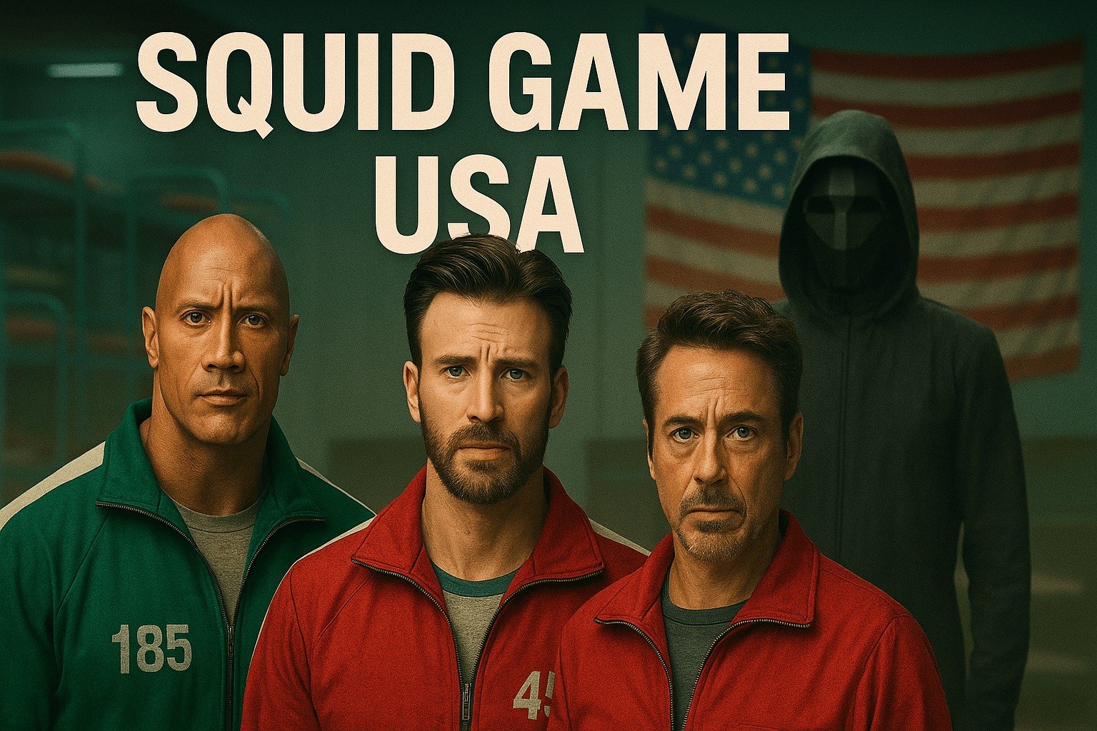 Famous US actors rumored for Squid Game USA Netflix Edition 2025