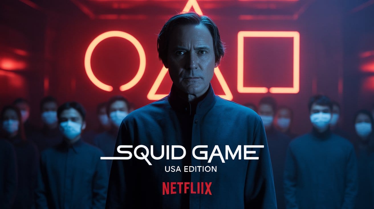fficial Netflix teaser poster concept for Squid Game USA Edition