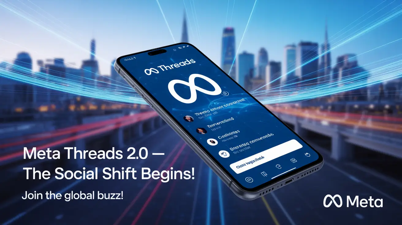 Meta Threads 2.0 Official Promo — AI-powered social platform update with global conversation features.