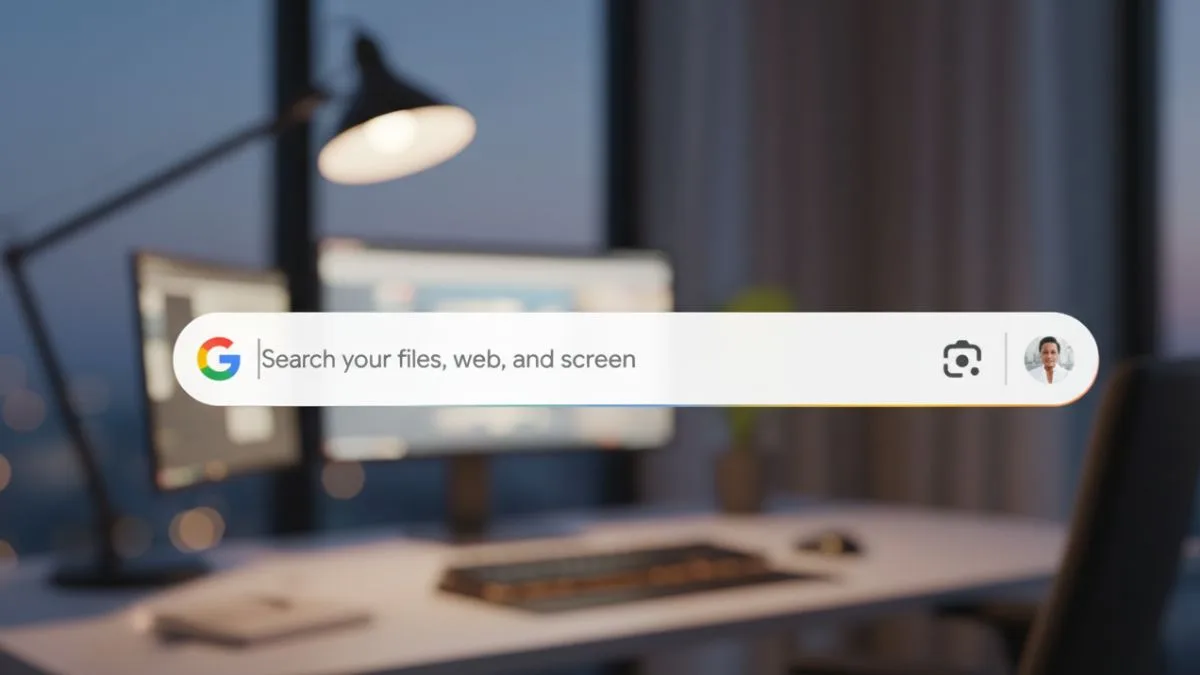 Google search interface on desktop
