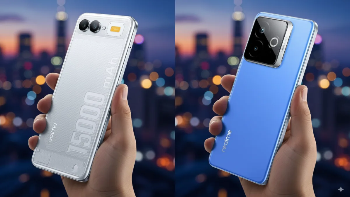 Realme teases 15000mAh