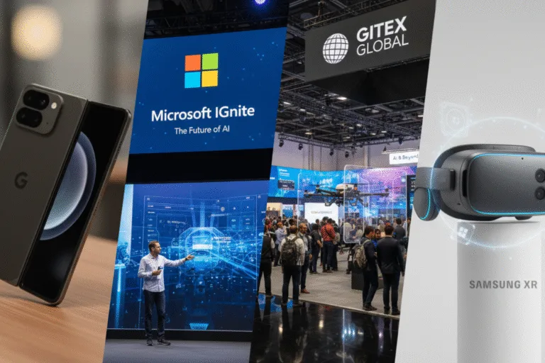 Best 2025 Tech Events & Launches: GITEX, Pixel Fold, Samsung XR, Ignite