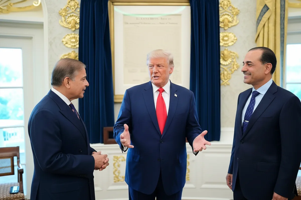 Trump hosts Pakistan’s PM & army chief — a clear thaw in U.S.–Pakistan ties