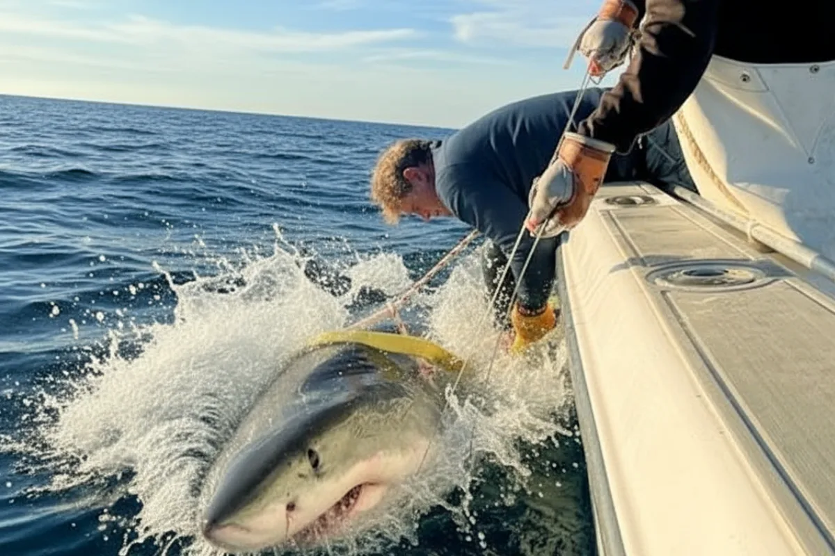 Record-Breaking Great White Spotted Near Popular U.S. Beaches This Summer