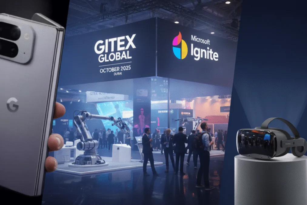 Best 2025 Tech Events & Launches: GITEX, Pixel Fold, Samsung XR, Ignite