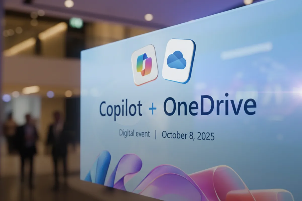 Microsoft Copilot + OneDrive: What to Expect at the Oct 8, 2025 Digital Event