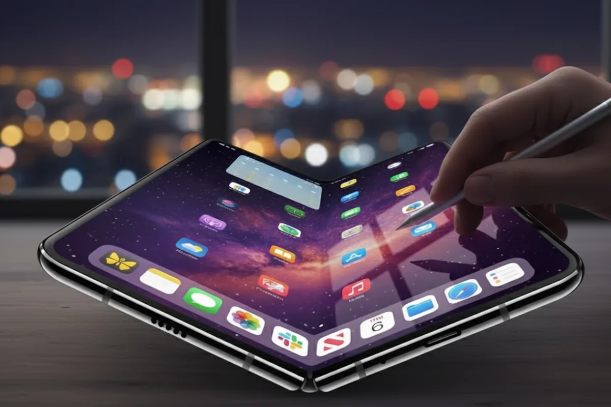 iPhone Fold design leaks inches closer: Samsung Display ramps foldable OLED