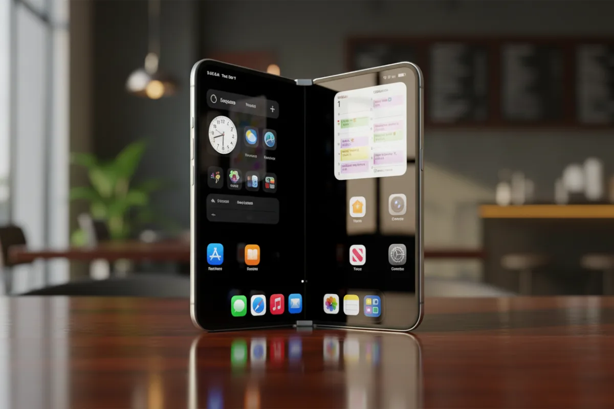 iPhone Fold design leaks inches closer: Samsung Display ramps foldable OLED