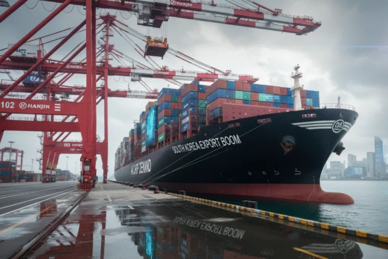 South Korea export boom: AI chip demand lifts shipments to a record in September, South Korea exports, semiconductor shipments, AI chip demand, Reuters trade data, GPU orders