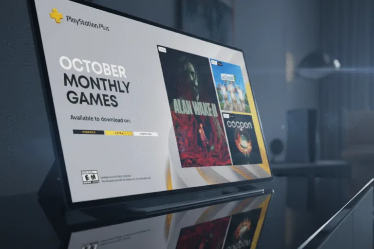 PlayStation Plus October series: Alan Wake 2, Goat Simulator 3 and Cocoon arrive for members, PlayStation Plus October, Alan Wake 2 PS Plus, Goat Simulator 3 PS5, Cocoon PS5, PS Plus monthly games